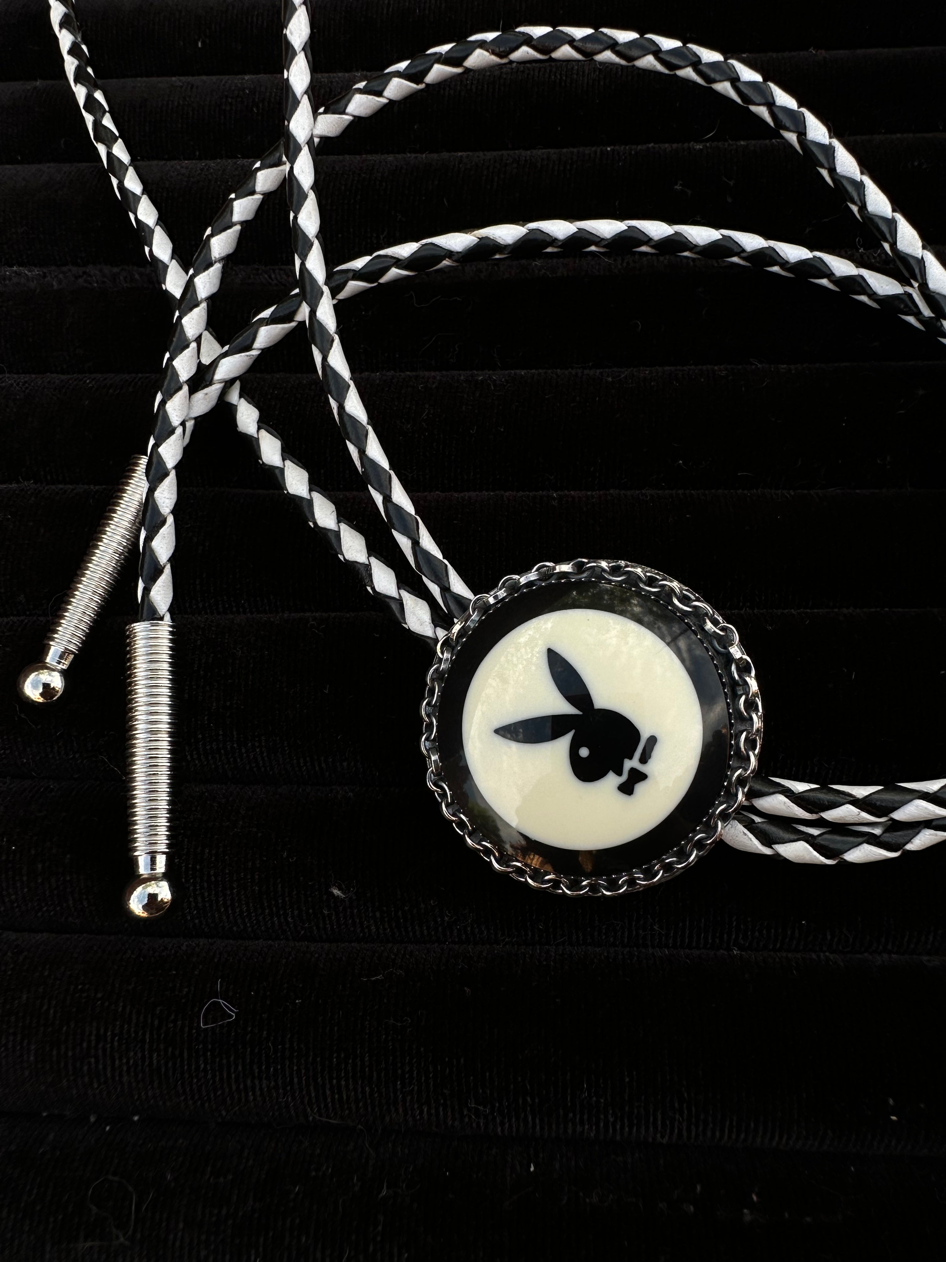 Playboy Round Bolo Tie
