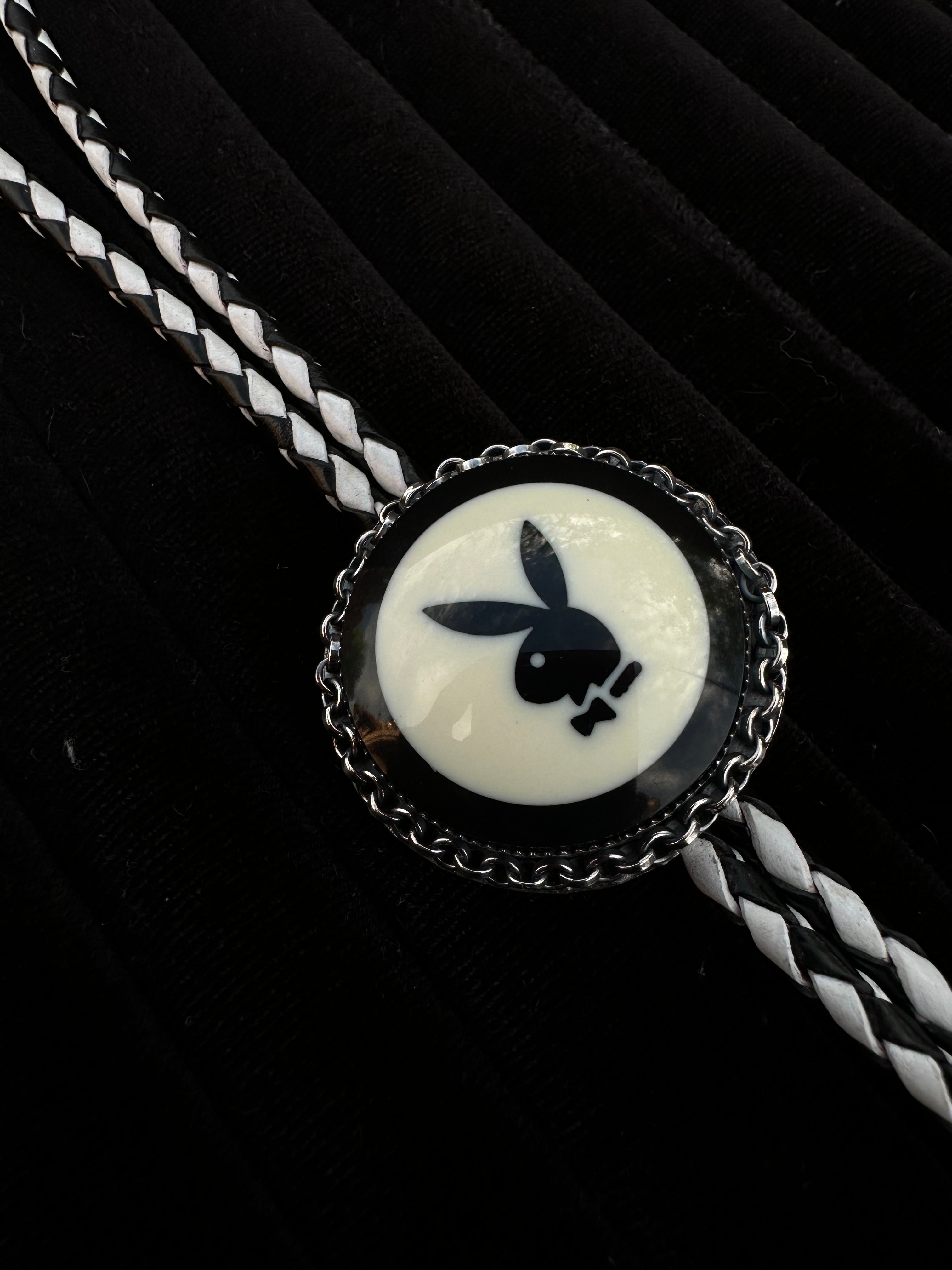 Playboy Round Bolo Tie